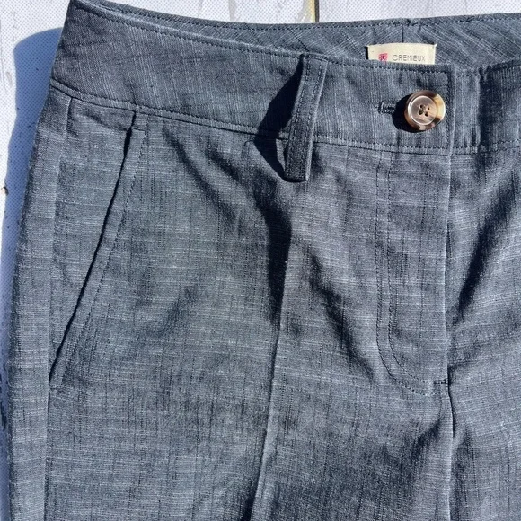 Cremieux NEW Navy/Grey Women's Trousers size 2 Medium Rise - Picture 1 of 7